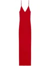 Versace Pin-up Midi Dress In Red