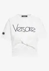 Versace Purple 1978 Re-edition T-shirt In White
