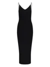 Versace Safety Pin Suspender Midi Dress
