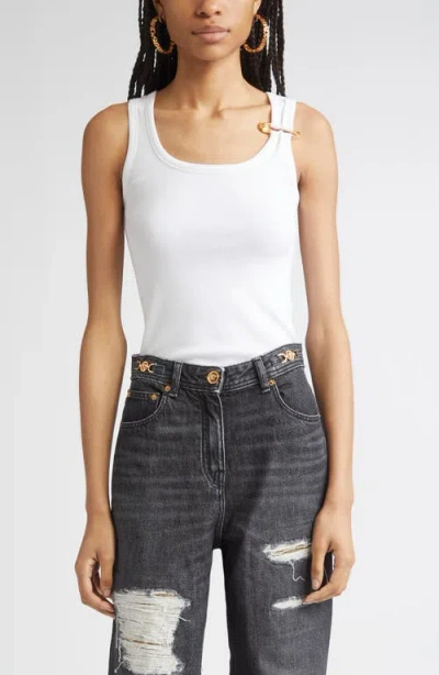 Versace Safety Pin Rib Tank