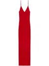 Versace Pin-up Midi Dress In Red
