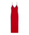Versace Pin-up Midi Dress In Red