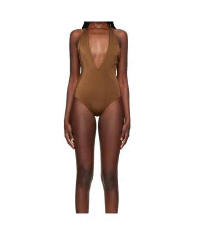 VERSACE SAFETY PIN SWIMSUIT