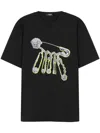 Versace Pop Pin Printed Sweatshirt In Black