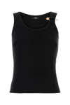 Versace Safety Pin Ribbed Tank Top
