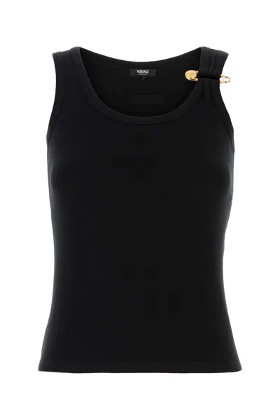 VERSACE VERSACE SAFETY PIN TANK TOP