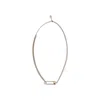 Versace Safety Pin Necklace In Gold