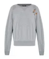 Versace Long Sleeve Sweatshirt In Gray