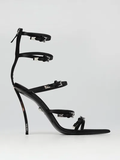 VERSACE SANDAL IN SATIN,E29895002