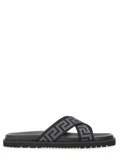 VERSACE SANDAL WITH LOGO