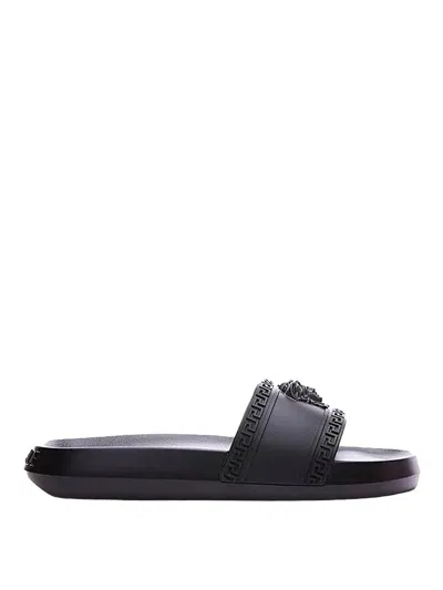 Versace Sandals In Black