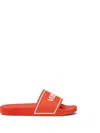Versace Slide Sandals With Embossed Logo