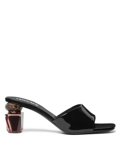 Versace Sandals In Black