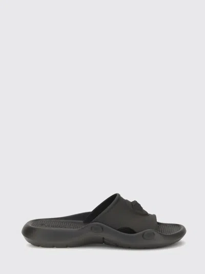 VERSACE VERSACE MEDUSA RUBBER SLIDES WITH EMBOSSED LOGO AND OPEN TOE,I64784002
