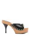 Versace Opera Bow Clogs In Multi