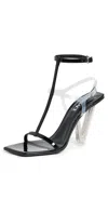 Versace Sandals T.105 Calf Leather 1b00p-black-palladium In 1b00p-black-palladium