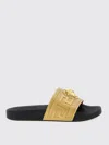 Versace La Medusa Slides In Black