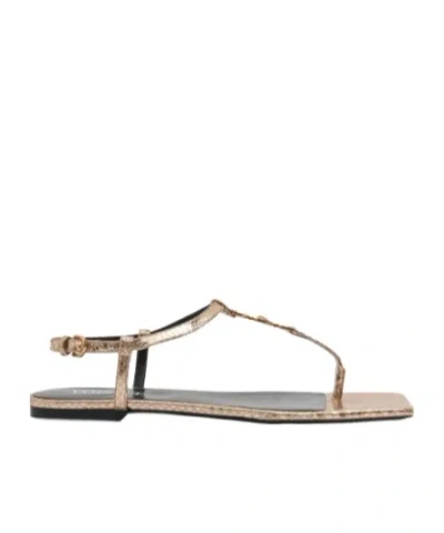 Versace Sandals With Flat Soles