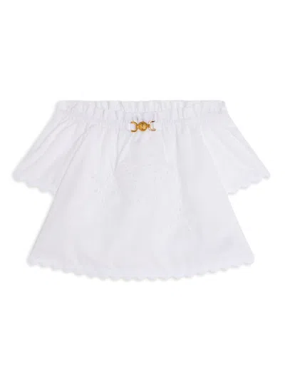 Versace Babies' Sangallo Blouse In White