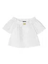 Versace Sangallo Embroidered Shirt In White
