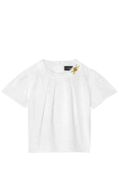 Versace Kids' Sangallo Shirt In White