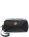 Versace Leather Cosmetic Case In Black