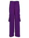 Versace Duchesse Viscose Informal Wide-leg Cargo Pant