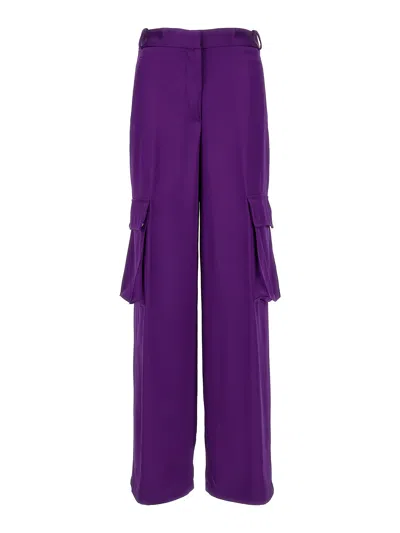VERSACE PANTALÓN CASUAL - PÚRPURA