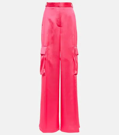 VERSACE SATIN CARGO PANTS