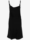 Versace Barocco Lurex Knit Midi Dress In Black