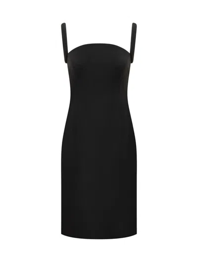 VERSACE VERSACE SATIN ENVERS DRESS