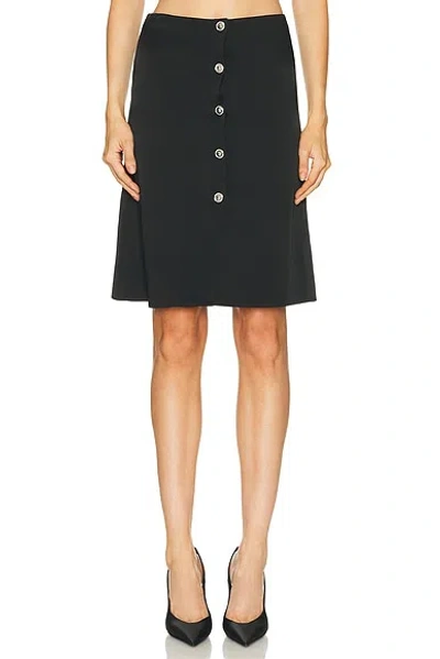 VERSACE SATIN MINI SKIRT