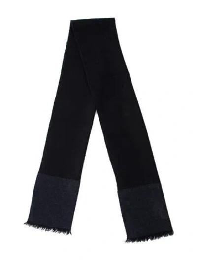 Pre-owned Versace Scarf In Blue