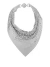 Versace Gleaming Necklace In Silver