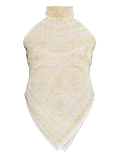 VERSACE SCARF TOP