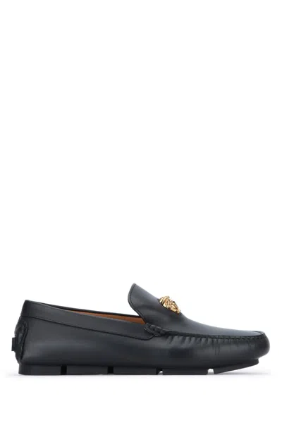 Versace Scarpe Stringate In Black