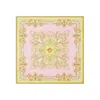 Versace Multicolor Scarf With All-over Baroque Print In Silk Woman In Yellow