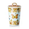 Versace Le Jardin Candlestick In Porcelain In Le Jardin De