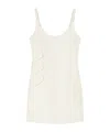 Versace Scoop-neck Minidress In White
