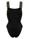 Versace One-piece Swimsuit With Greca Border