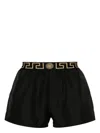 Versace Black Greca Boxers In Black