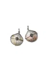 Versace Sea Frames Earrings In Multi