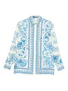 Versace Seashell-print Shirt In Multi