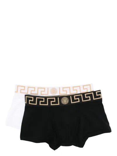 VERSACE VERSACE SET OF 2 BOXER WITH GRECA BORDER