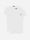 VERSACE SET OF TWO MEDUSA COTTON T-SHIRTS