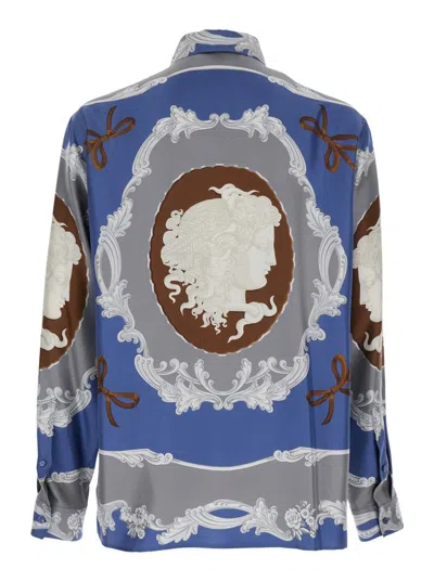 Versace Seta Stampa Cameo ml In Blue
