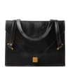 Versace Severine Leather Shoulder Bag In Black