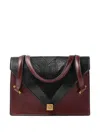 Versace Severine Python-effect Leather Shoulder Bag In Multi