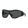 Versace Dark Grey Shield Unisex Sunglasses Ve4475 536087 142 In Black