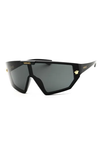 Versace Shield Men's Sunglasses - Timeless Italian Design In Gray